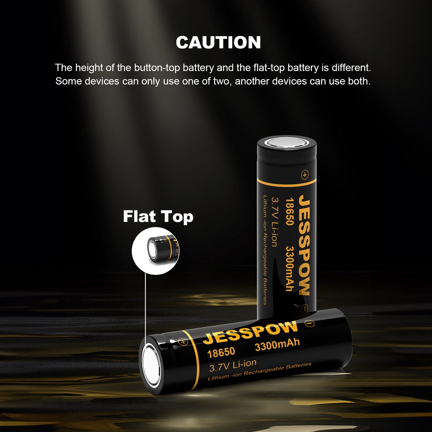 18650 Rechargeable Battery - 8 Pack