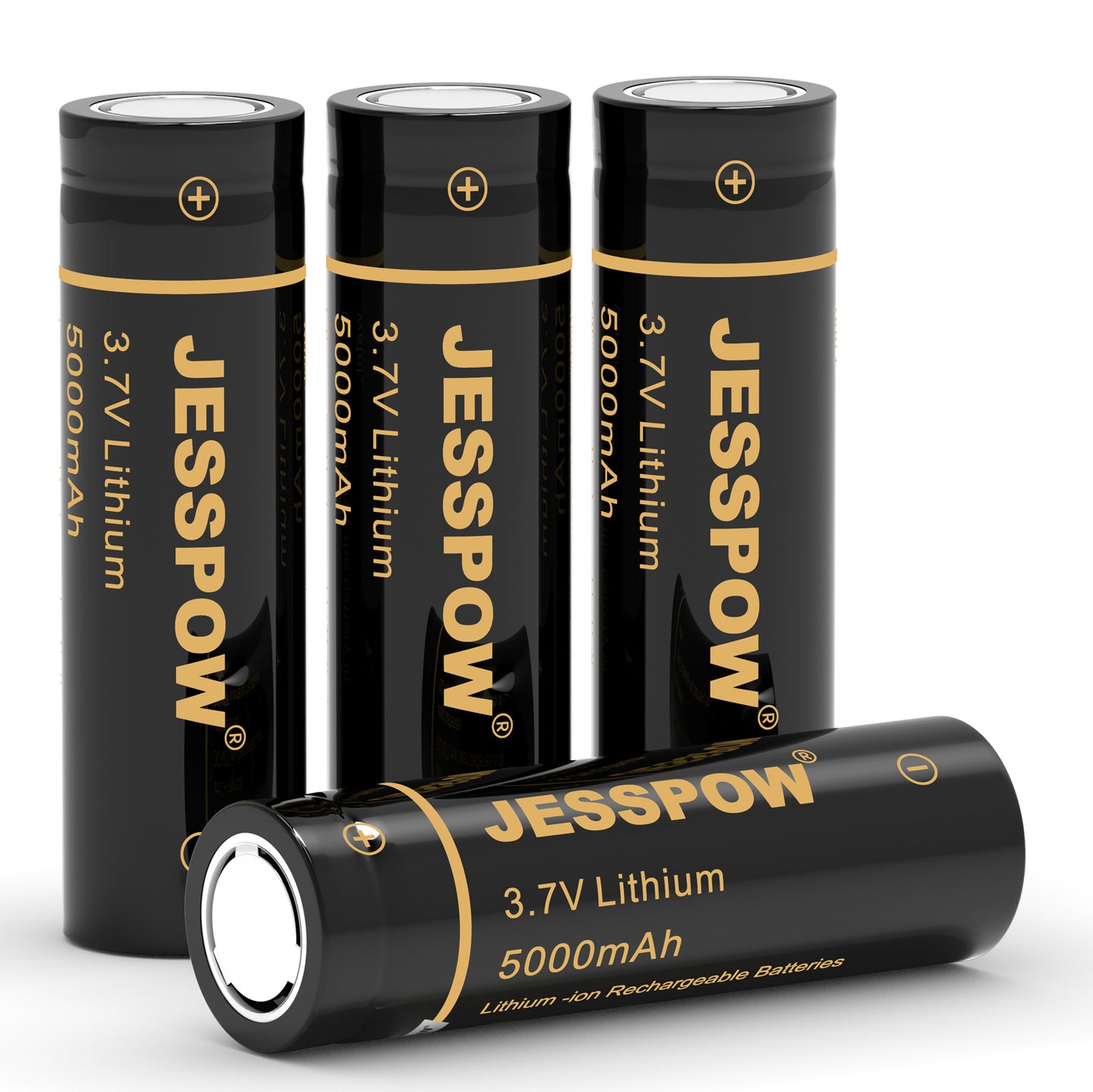 4 Pack 21700 3.7 V Rechargeable Batteries