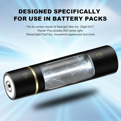 16650 Rechargeable Battery 3.7V - 2 Pack
