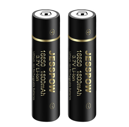 16650 Rechargeable Battery 3.7V - 2 Pack