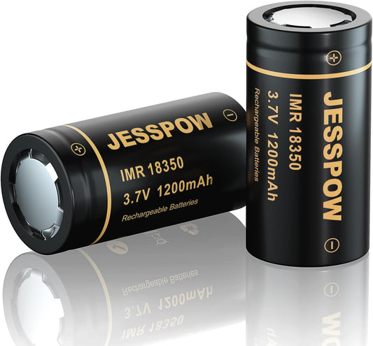 18350 Rechargeable Battery 3.7V - 2 Pack