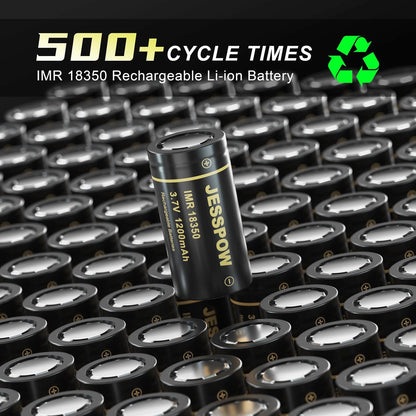18350 Rechargeable Battery 3.7V - 2 Pack