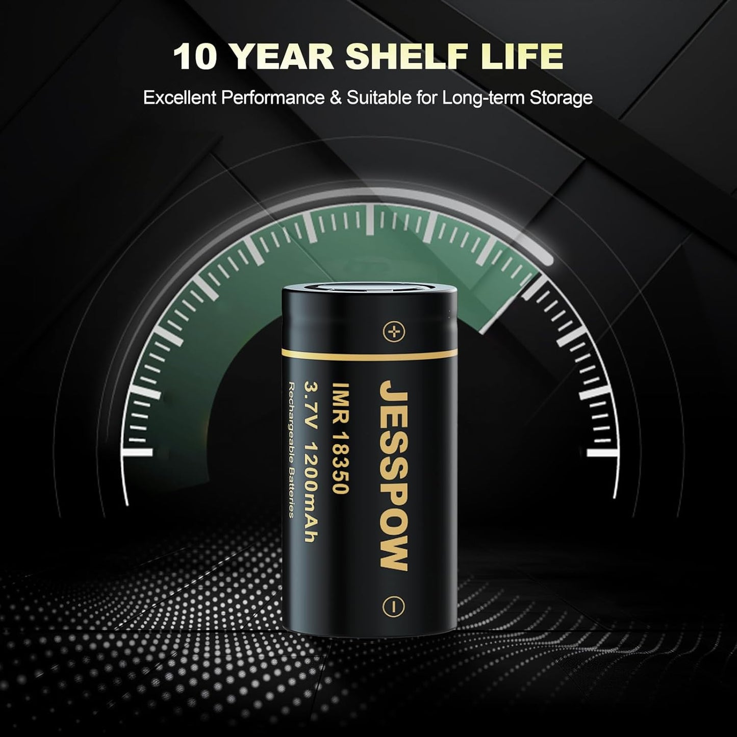 18350 Rechargeable Battery 3.7V - 2 Pack