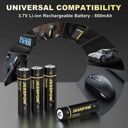 14500 Rechargeable Battery 3.7V - 4 Pack