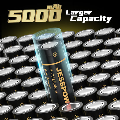 4 Pack 21700 3.7 V Rechargeable Batteries